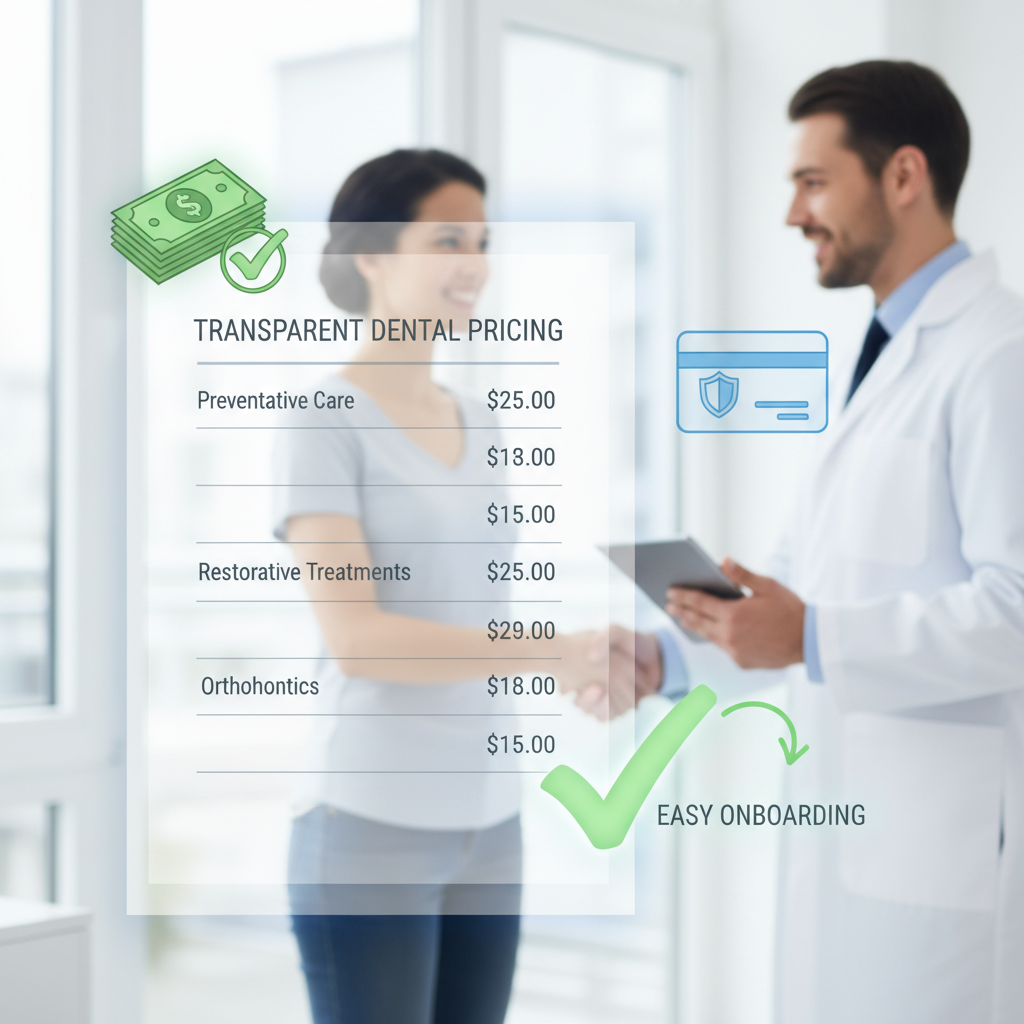 transparent dental pricing